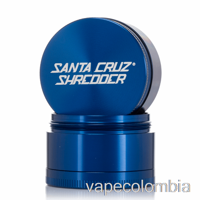 Trituradora Vape Desechable Santa Cruz 2.2 Pulgadas Molinillo Mediano De 4 Piezas Azul (53 Mm)